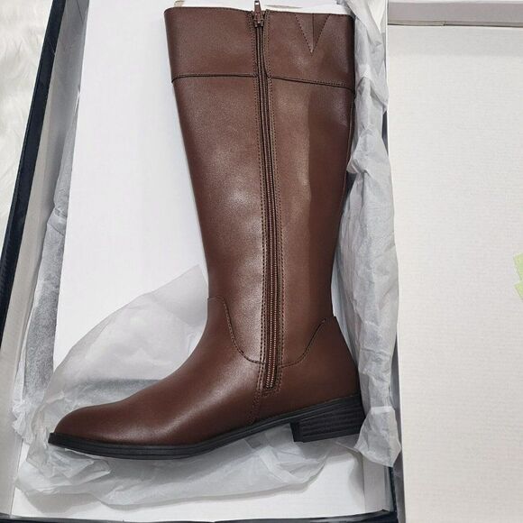 KAREN SCOTT - Size 7.5 M - Women's Deliee2 Riding Boots- Cognac Brown - Picture 6 of 12